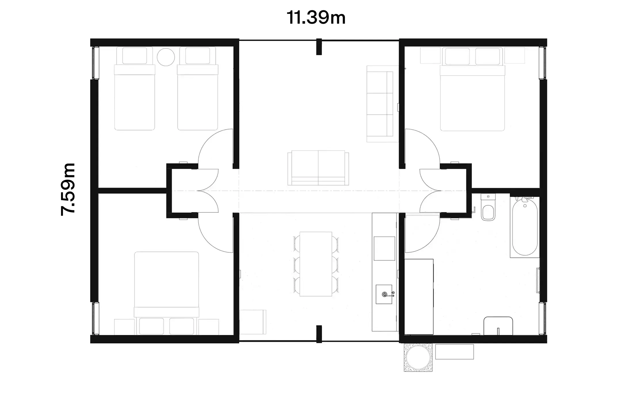 Floorplan living house