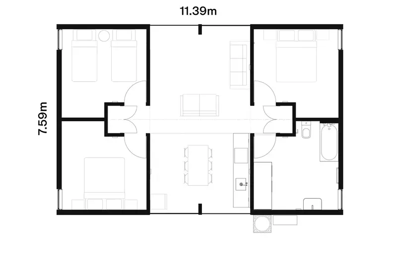 Floorplan living house